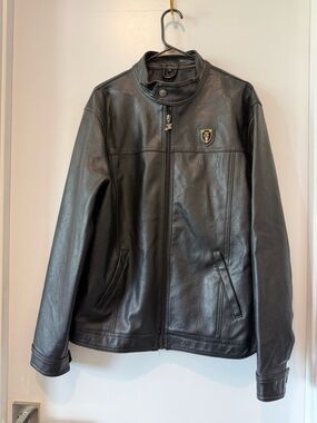 A Collezioni Leather Jacket Made in Italy